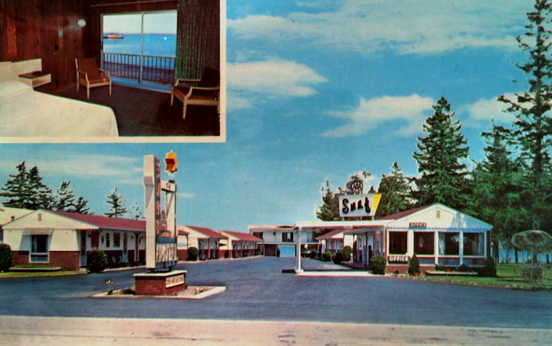Surf Motel - Old Postcard (newer photo)